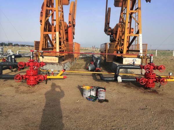 On-site installation at the Naiman Oil Production Plant